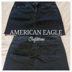 American Eagle Outfitters Black Denim Skirt
